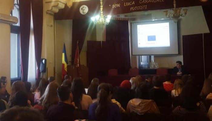 ERASMUS+ | Elevi din Franța, Lituania, Cehia și Spania sunt oaspeții colegilor de la C. N. &quot;I. L. Caragiale&quot; Ploiești, cu prilejul lansării proiectului internațional &quot;A table citoyens! De la culture alimentaire europeenne aux enjeux humanitaires&quot;