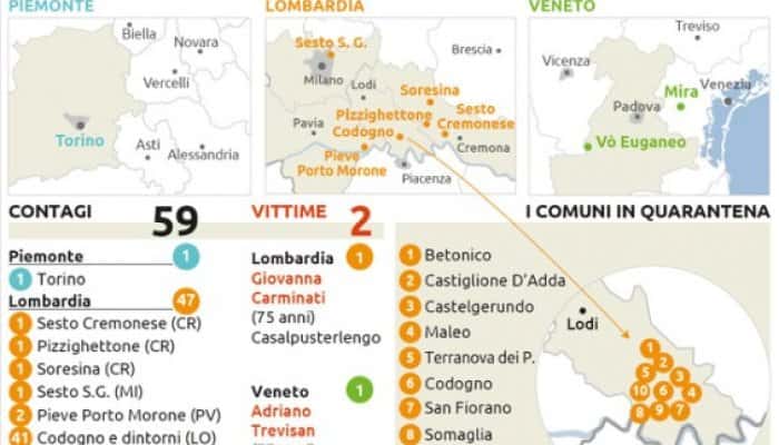 Măsuri extreme în Italia, țara europeană cea mai afectată de coronavirus. Româncă din zona de carantină: &quot;Trebuie să stăm în casă. Nu avem voie să ne apropiem de spitale&quot;