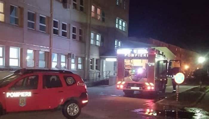 Incendiu puternic la Spitalul Carei. Reacţia rapidă a medicului de gardă a fost salvatoare