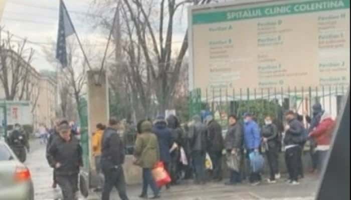 Cozi imense la spitalele din Bucureşti, după implementarea măsurilor de protecţie împotriva coronavirusului