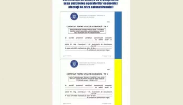 Regulile privind eliberarea certificatelor pentru situații de urgență au fost modificate. Documentele nu mai sunt necesare pentru obținerea șomajului tehnic