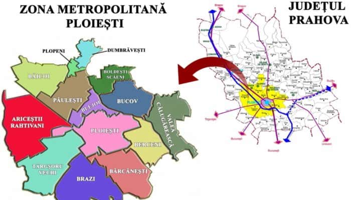 Anunţ oficial despre zona metropolitană Ploieşti din partea CJ Prahova. Care sunt localităţile incluse