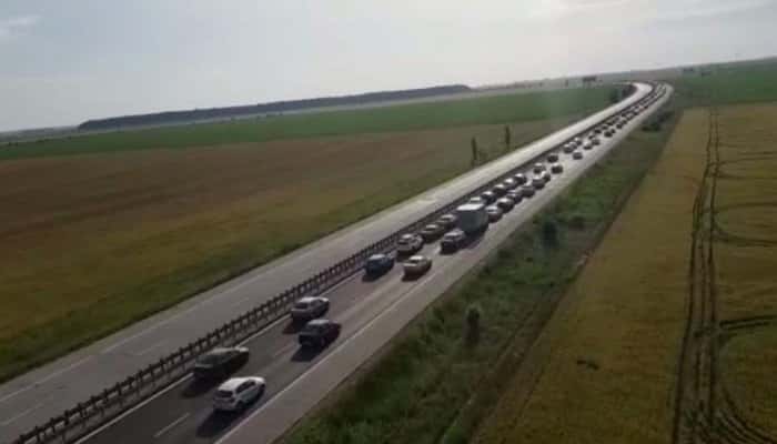 Nouă răniţi, după un accident între două maşini pe Autostrada Soarelui