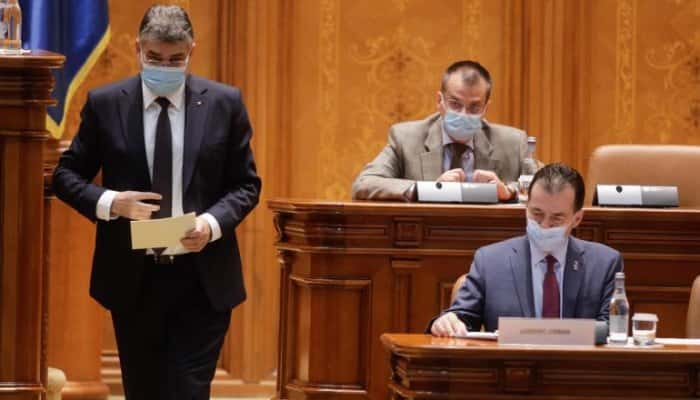 PSD depune, astăzi, la Parlament moţiunea de cenzură împotriva Cabinetului Orban 