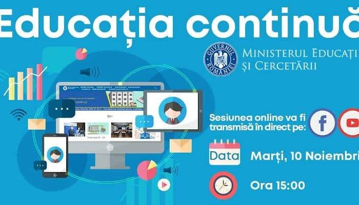 Sesiuni gratuite de instruire, începând de astăzi, pentru profesorii care trebuie să facă orele on-line