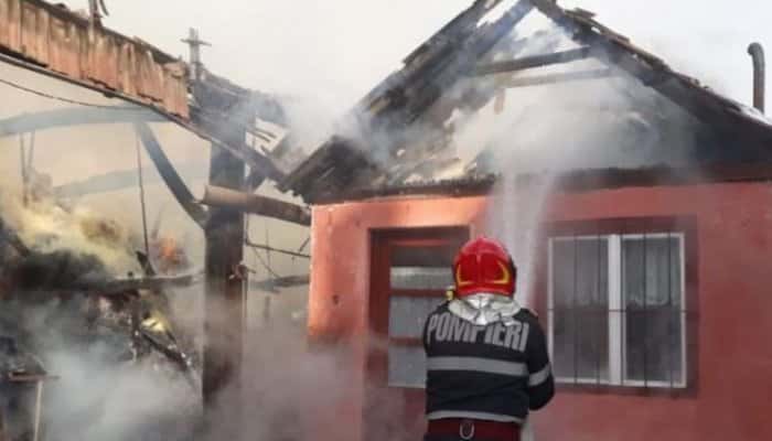 Femeie găsită decedată la Crovu, în urma unui incendiu