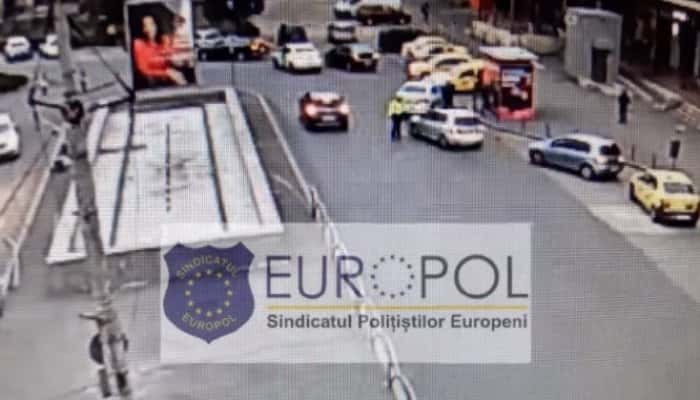 VIDEO - Polițist lovit cu mașina de un șofer pe care l-a atenționat. Europol: &quot;Individul este beizadeaua unei persoane din Secretariatul General al Guvernului&quot;