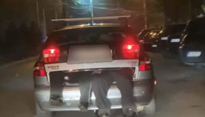 VIDEO | O șoferiță din Buzău și-a transportat soțul beat criță în portbagaj