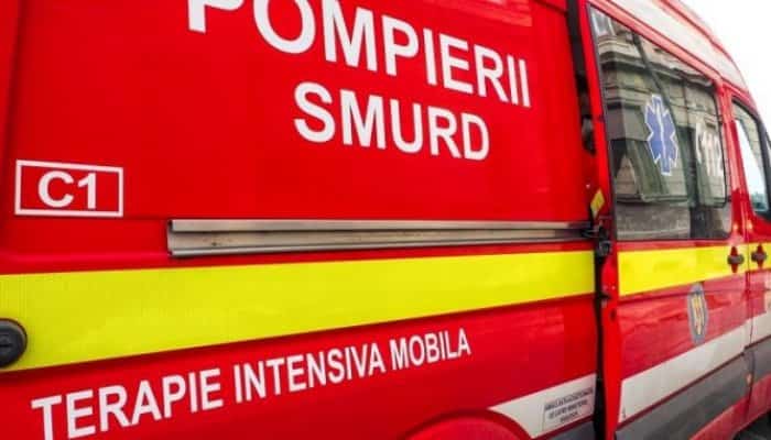 Accident rutier între două TIR-uri, urmat de un incendiu, pe DN 13. Un şofer a murit