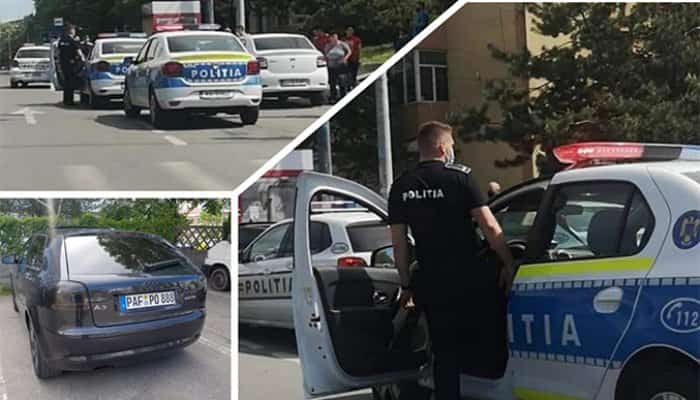 Telenovelă de Dâmbovița. Doi indivizi ar fi încercat să o răpească pe iubita unuia. Victima, scoasă pe geamul mașinii în ultima clipă, i-a iertat și a plătit și amendă