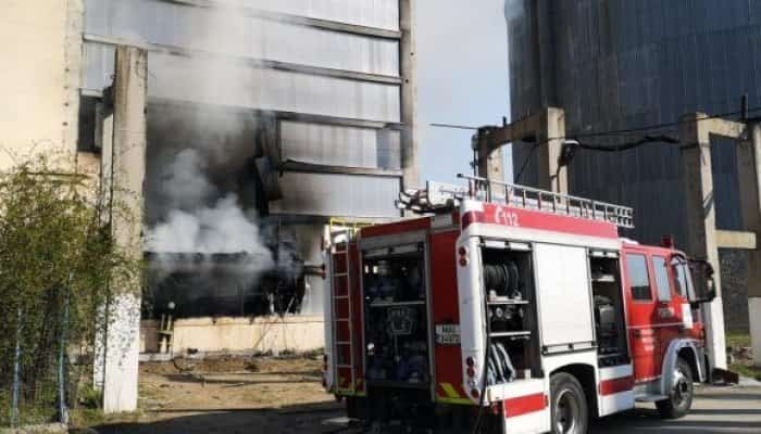 Incendiu la fabrica de zahăr din Luduș