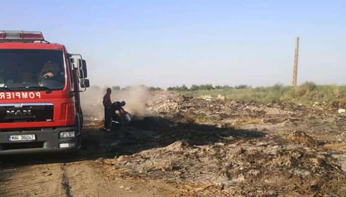 deseuri incendiate buzau