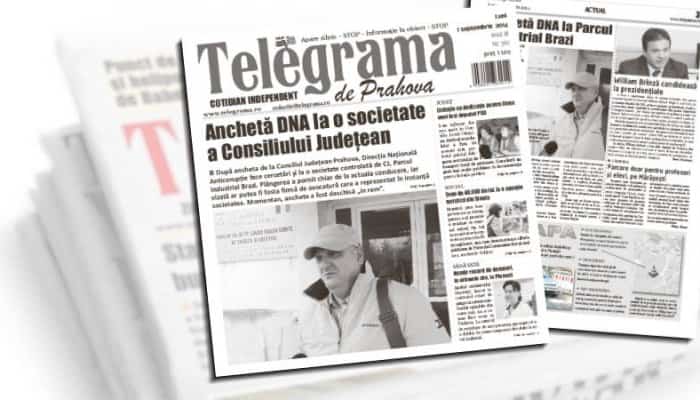 telegrama editie tiparita numarul 1000