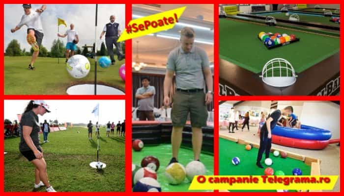 poolball footgolf biliard cu piciorul