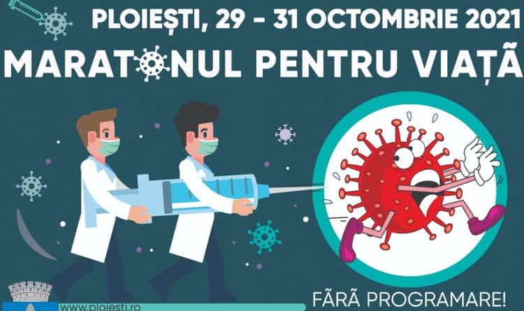 MARATONUL VACCINARII | Peste 1500 de oameni s-au vaccinat la Ploieşti în primele două zile ale evenimentului