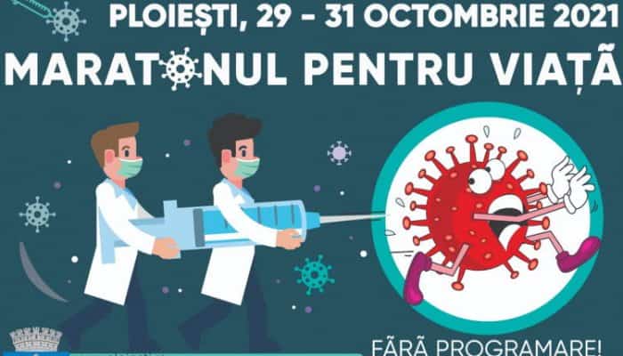 MARATONUL VACCINARII | Peste 1500 de oameni s-au vaccinat la Ploieşti în primele două zile ale evenimentului