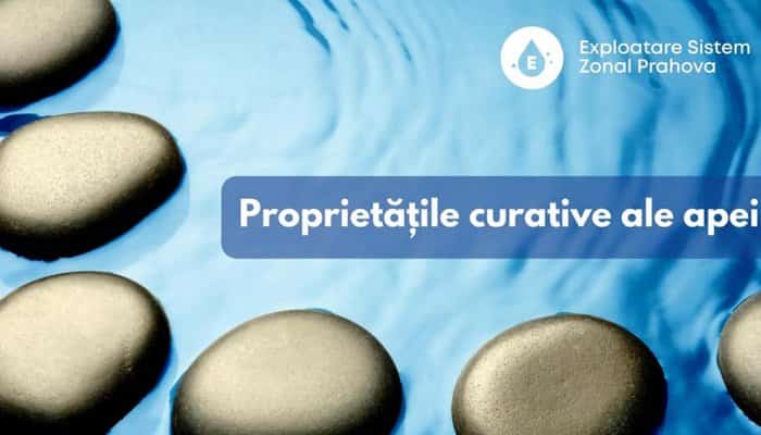 COMUNICAT DE PRESĂ | ESZPH: Proprietățile curative ale apei 