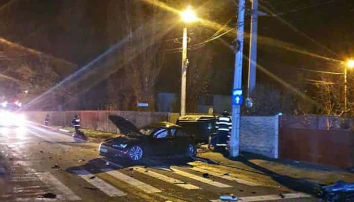 Șase persoane evacuate din locuințe după ce un accident rutier s-a soldat cu avarierea unei țevi de gaze