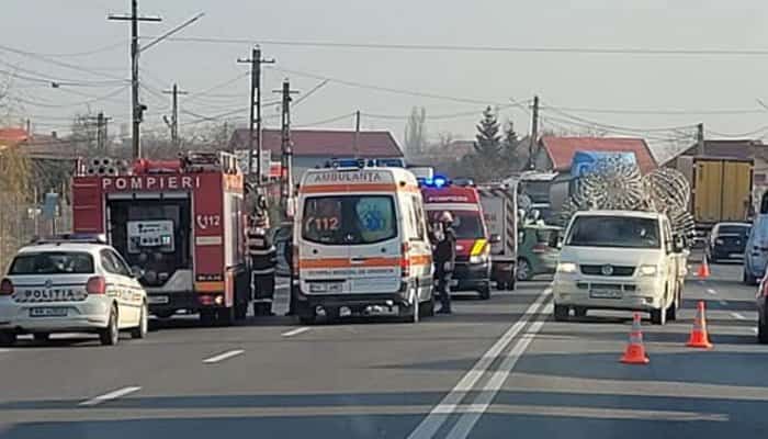 Bărbat rănit într-un accident produs pe DN1B, la Valea Călugărească