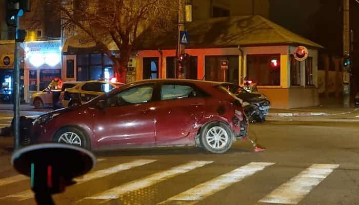 Accident grav în Ploiești, lângă sediul Poliției Municipale