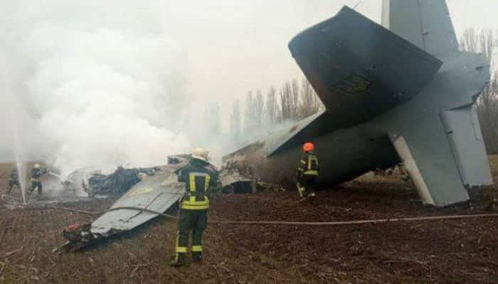 5 oameni au murit după ce un avion militar ucrainean s-a prăbuşit aproape de Kiev