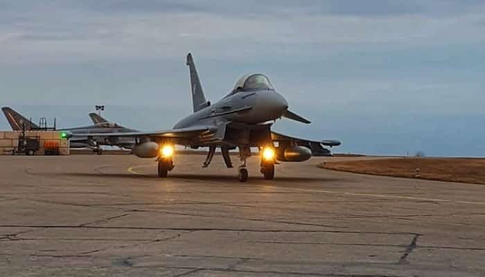 Încă trei avioane Eurofighter Typhoon au venit din Germania, în România, pentru misiune de poliție aeriană 