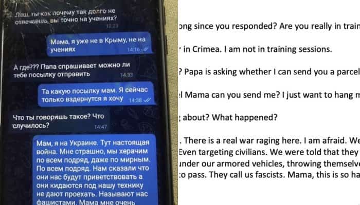 Mesajele șocante din telefonul unui soldat rus care și-a pierdut viața în Ucraina: “Mamă, sunt în Ucraina. Aici este un adevărat război. Bombardăm toate orașele... chiar și civili”