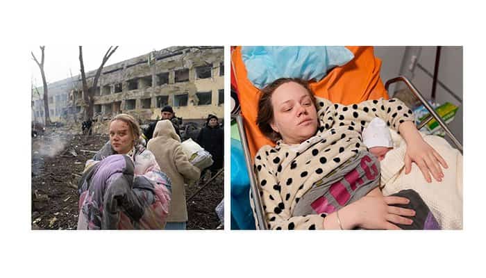 Mariana, una dintre gravidele care se aflau în spitalul din Mariupol bombardat de ruși, a născut o fetiță