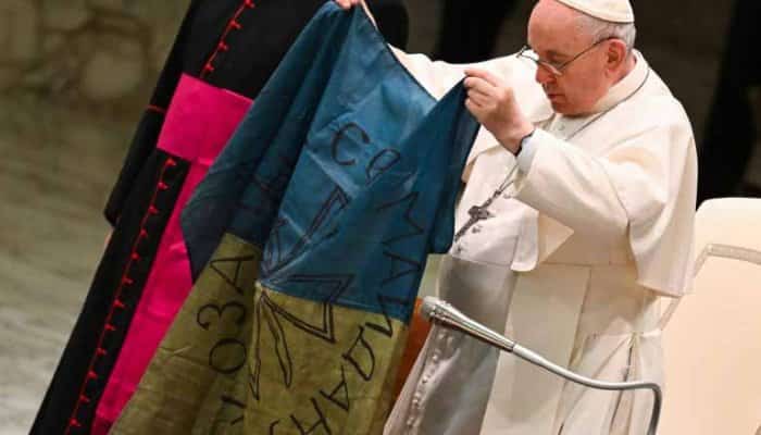 Papa Francisc a condamnat masacrul de la Bucha 