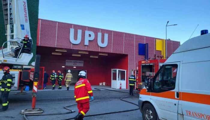 Incendiu la Unitatea de Primiri Urgenţe a Spitalului &quot;Bagdasar Arseni&quot; din Bucureşti