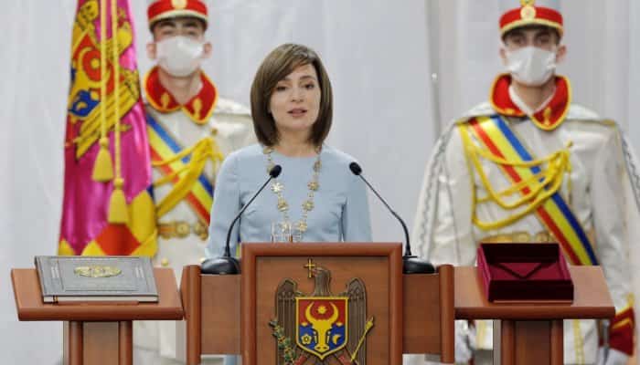 Maia Sandu, ţinta unor atacuri de la Moscova după interzicerea simbolului ''Z'' al invaziei ruse în Ucraina