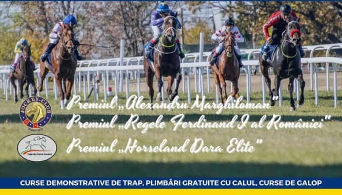 Reuniune cu cinci curse de galop şi trap pe Hipodromul Ploieşti