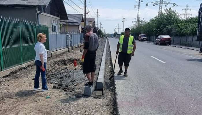 lucrari trotuare florești