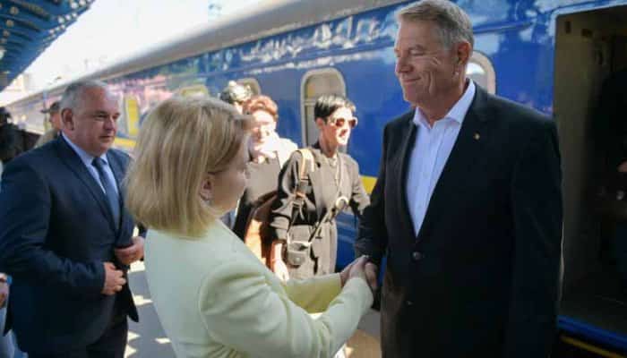 Klaus Iohannis a ajuns la Kiev, împreună cu Emmanuel Macron, Olaf Scholz și Mario Draghi 