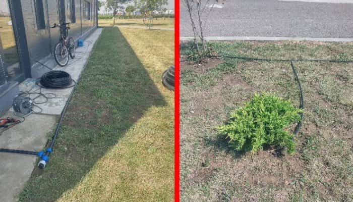 FOTO | Parcul Municipal Vest îşi extinde sistemul de irigaţii