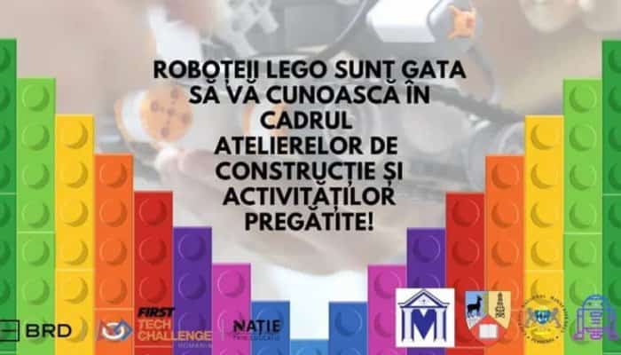 Tabără de programare, cu roboţi LEGO, pentru copiii din Ploieşti