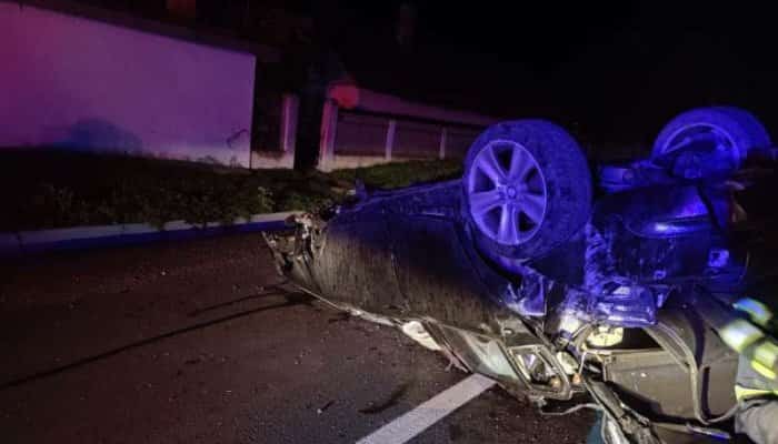 Un minor beat a provocat un accident cu trei răniți