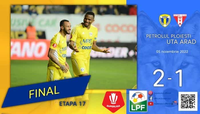 Ascensiunea continuă. Petrolul a trecut cu 2-1 de UTA