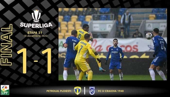 Remiză cu de toate. Petrolul Ploieşti-FC U Craiova 1-1