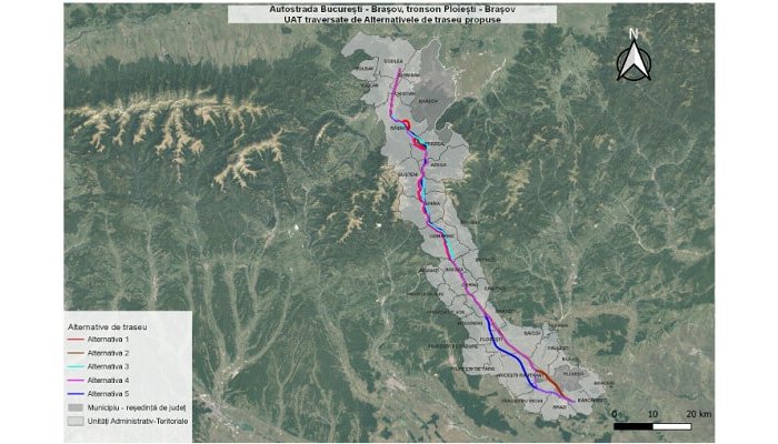 Traseul A3 Ploiești – Brașov