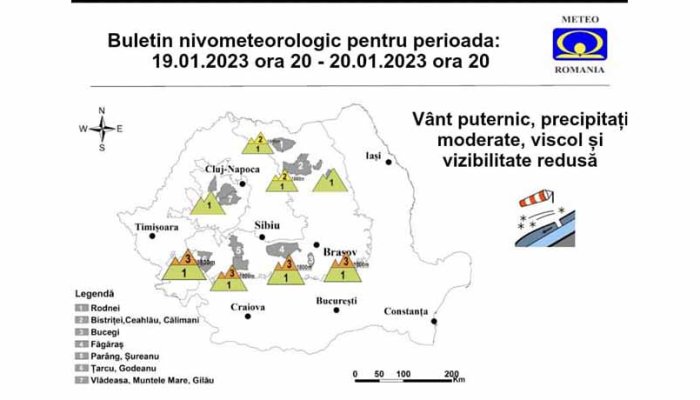 SALVAMONT PRAHOVA.  Risc însemnat de avalanşă în Masivul Bucegi