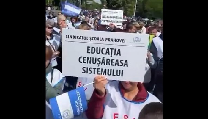 protest învățământ