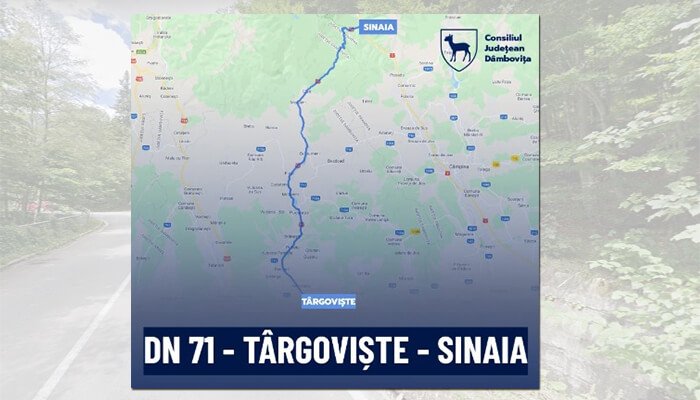 DN71 Sinaia - Târgoviște modernizare