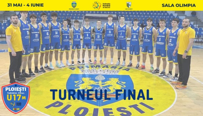 Sala Olimpia găzduiește Turneul Final al CN U17