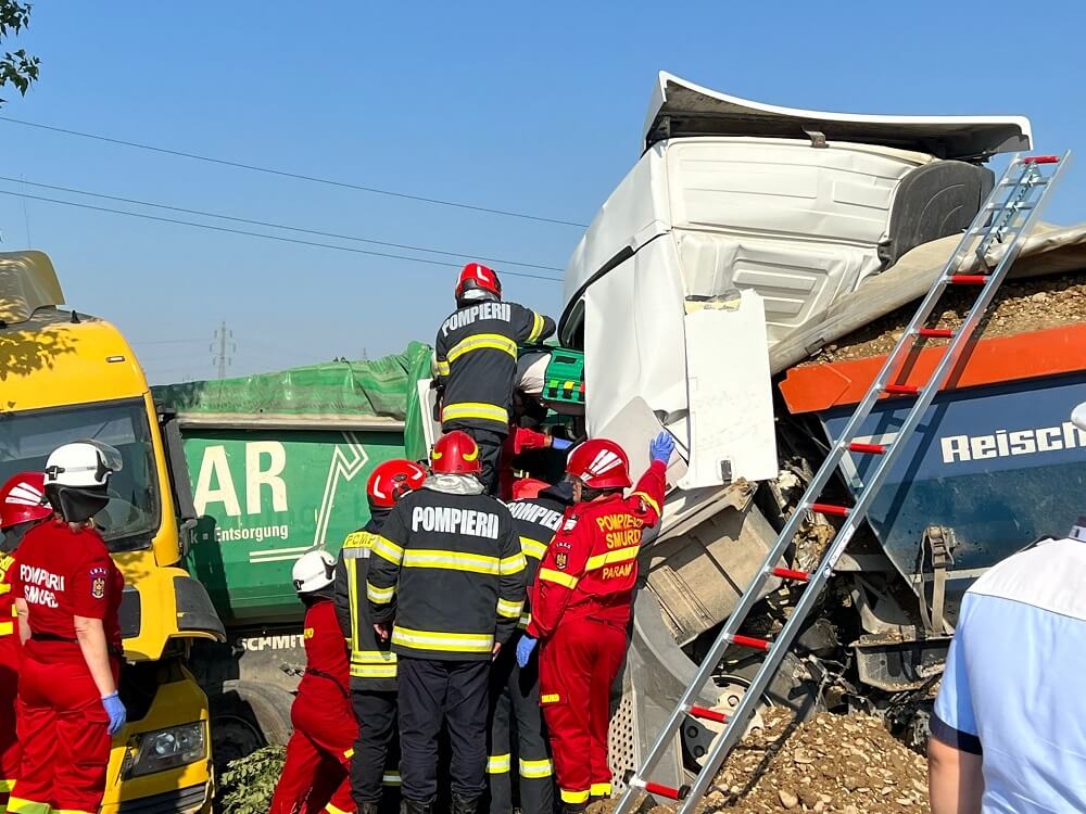 accident basculante centura de vest