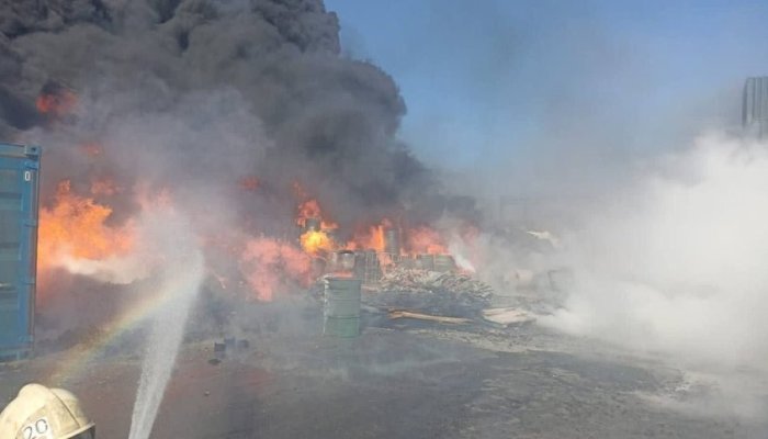 incendiu port Novorossiisk  Marea Neagră