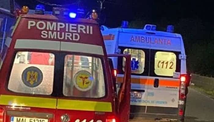 accident dn1b Fântânele smurd ambulanta noaptea