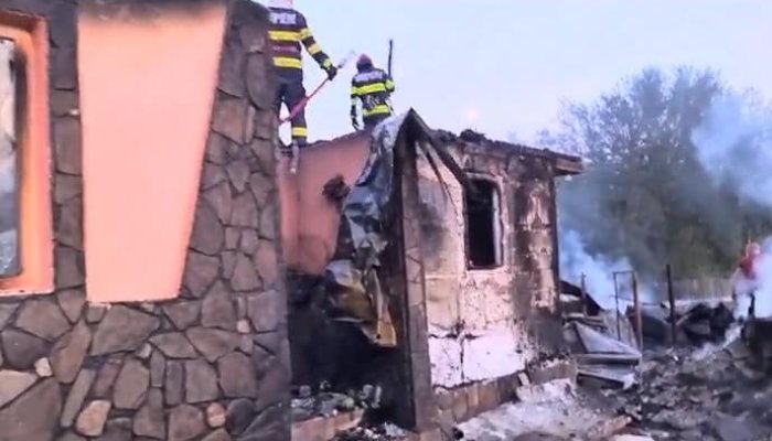 incendiu pagube victime Aluniș