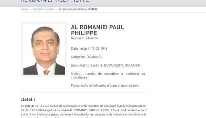 licitație proprietate sinaia paul philippe