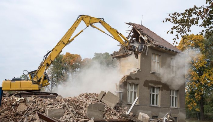 casa demolată adresă greșită